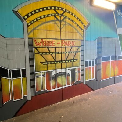 Abbildung Grafitti Werre-Park