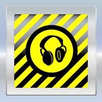 L�rm-Warnschild