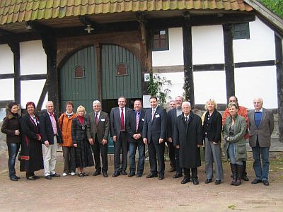 die Partnerdelegation auf Besichtigungstour