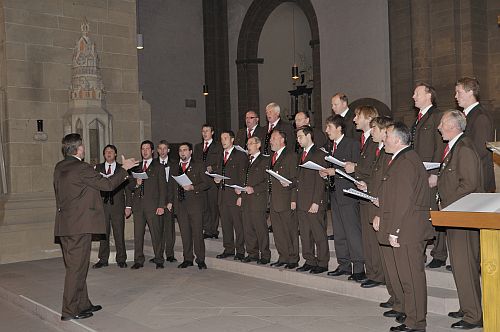Der MGV beim Konzert im Dom