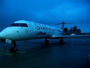 Flugzeug Canadair Jet L�bbecke 2007