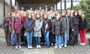 Empfang Sch�lergruppe Lyc�e et Coll�ge Priv�s Jeanne d`Arc 2008