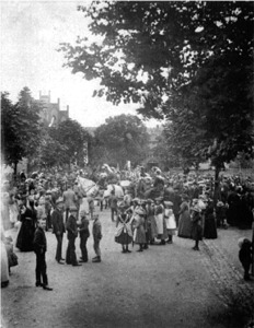 Der `Graf vom Reineberg` mit Gefolge, 1892