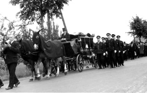 Trauerzug in Blasheim, 1949