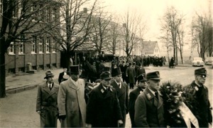 Trauerzug in Nettelstedt, 1957