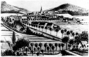 Stadtansicht, um 1890
