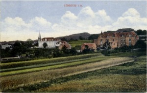 Postkarte Stadtansicht, um 1912
