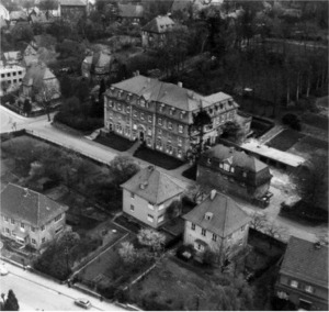 Luftbild Kreisverwaltung, 1957