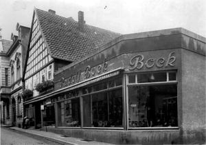 Manufakturwaren Rudolf Bock um 1935