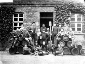 Belegschaft der Brauerei Barre, 1890