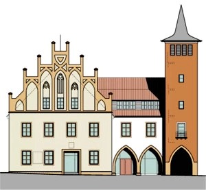 Umbau Altes Rathaus - Ansicht Markt